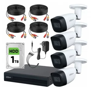 Kit de Videovigilancia Cronos 4 Cámaras Dahua