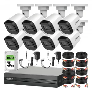 Kit Videovigilancia Cronos 8 Cámaras Dahua